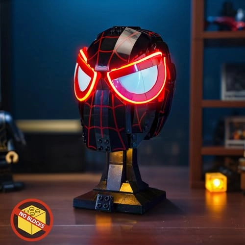 LED Light Set - Compatible with 76329 Miles Morales' Mask