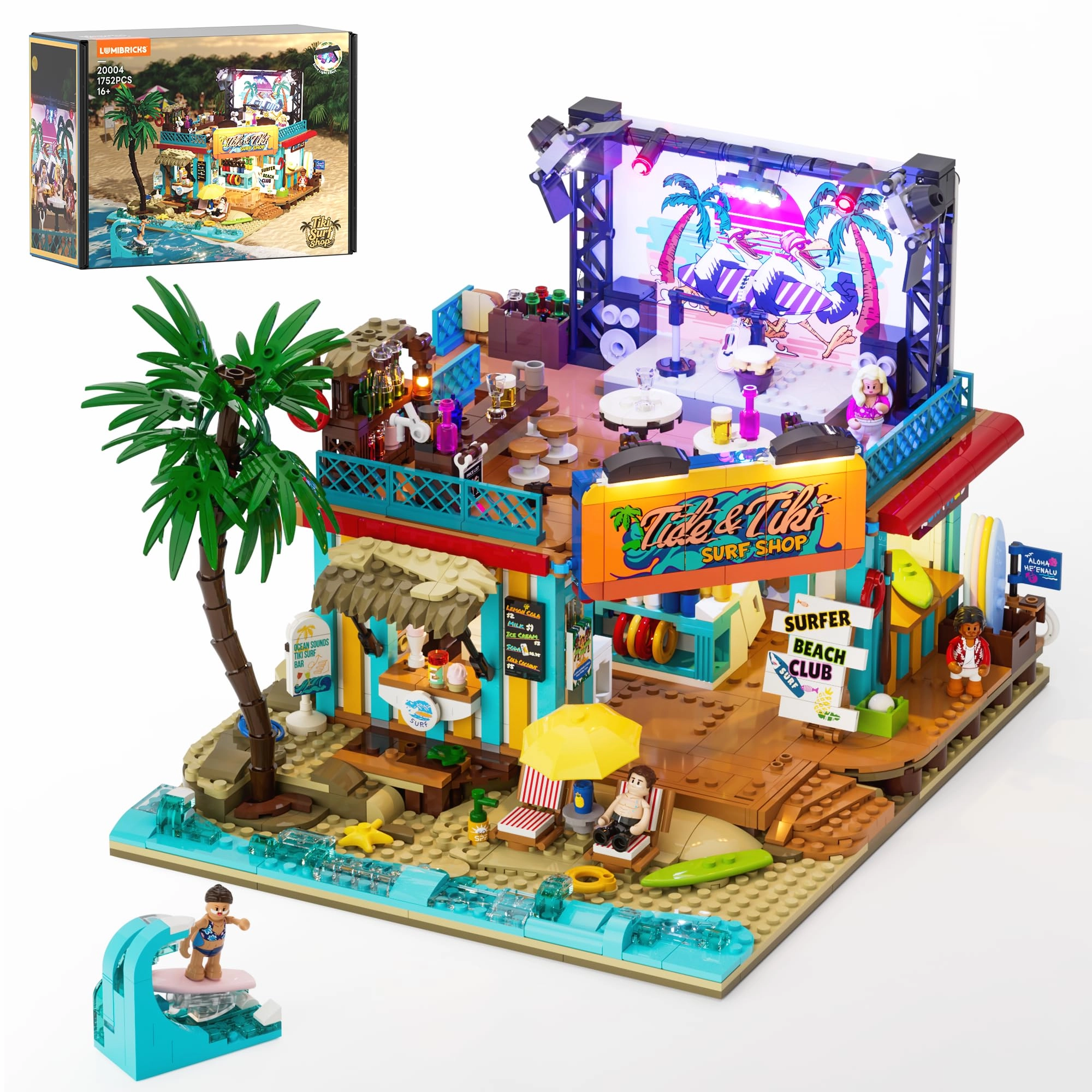 Lumibricks Coast Club Modular Collection - 1752 pcs
