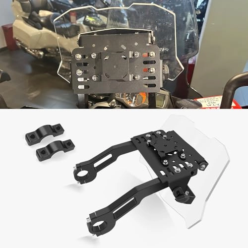 Multi-function Bracket Windshield Fairing Kit - FOR 450 Scrambler 2024 2023 Black Handlebar Mount