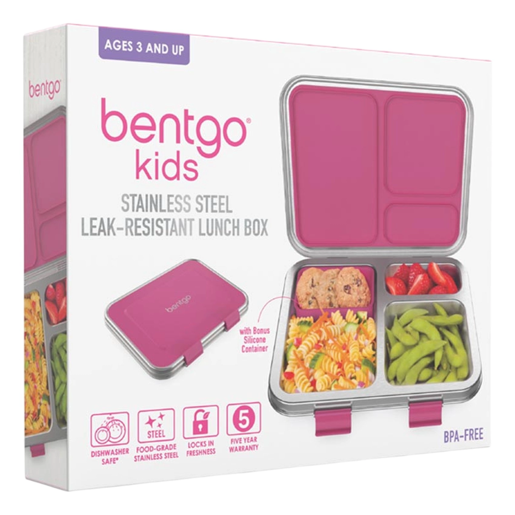 Kids Lunch Box - Fuchsia