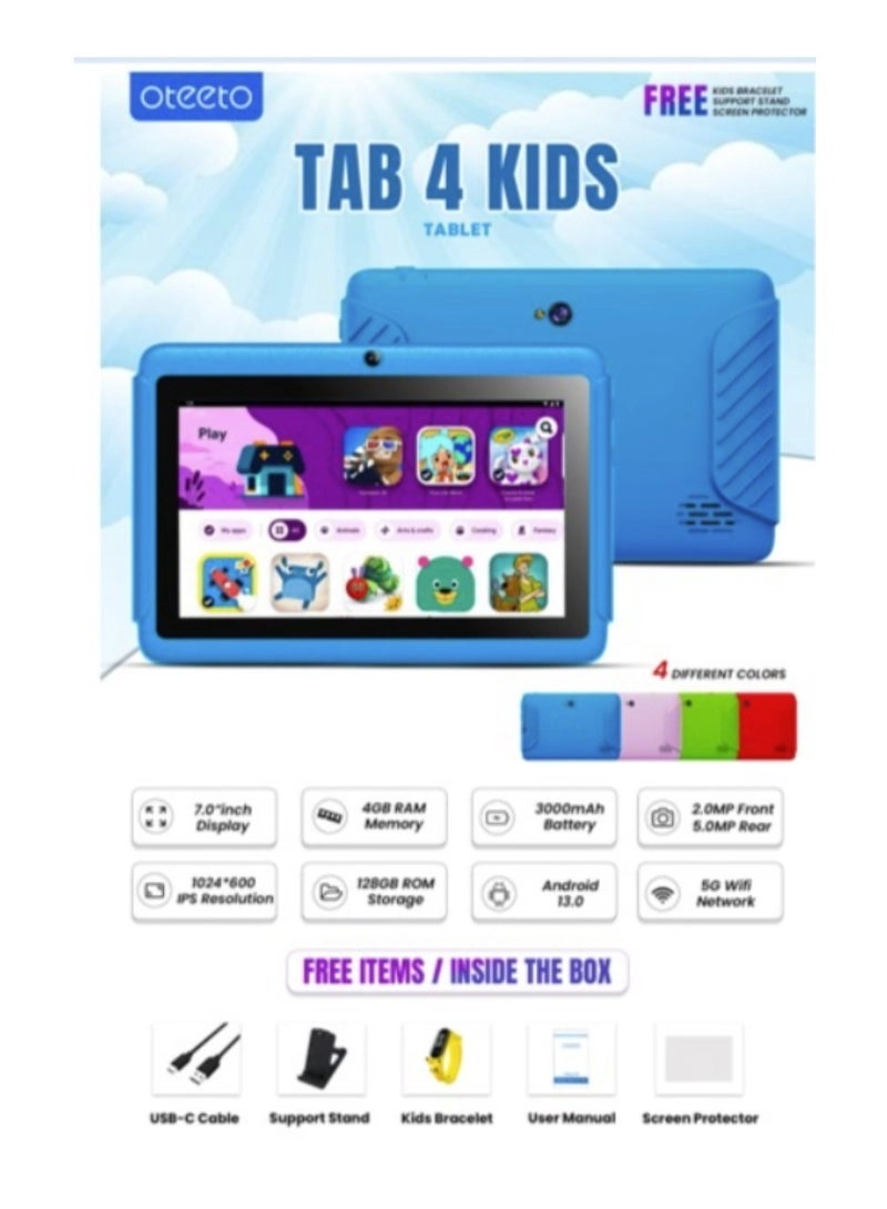 K2 Tablet - 4GB 7 Inch 128GB