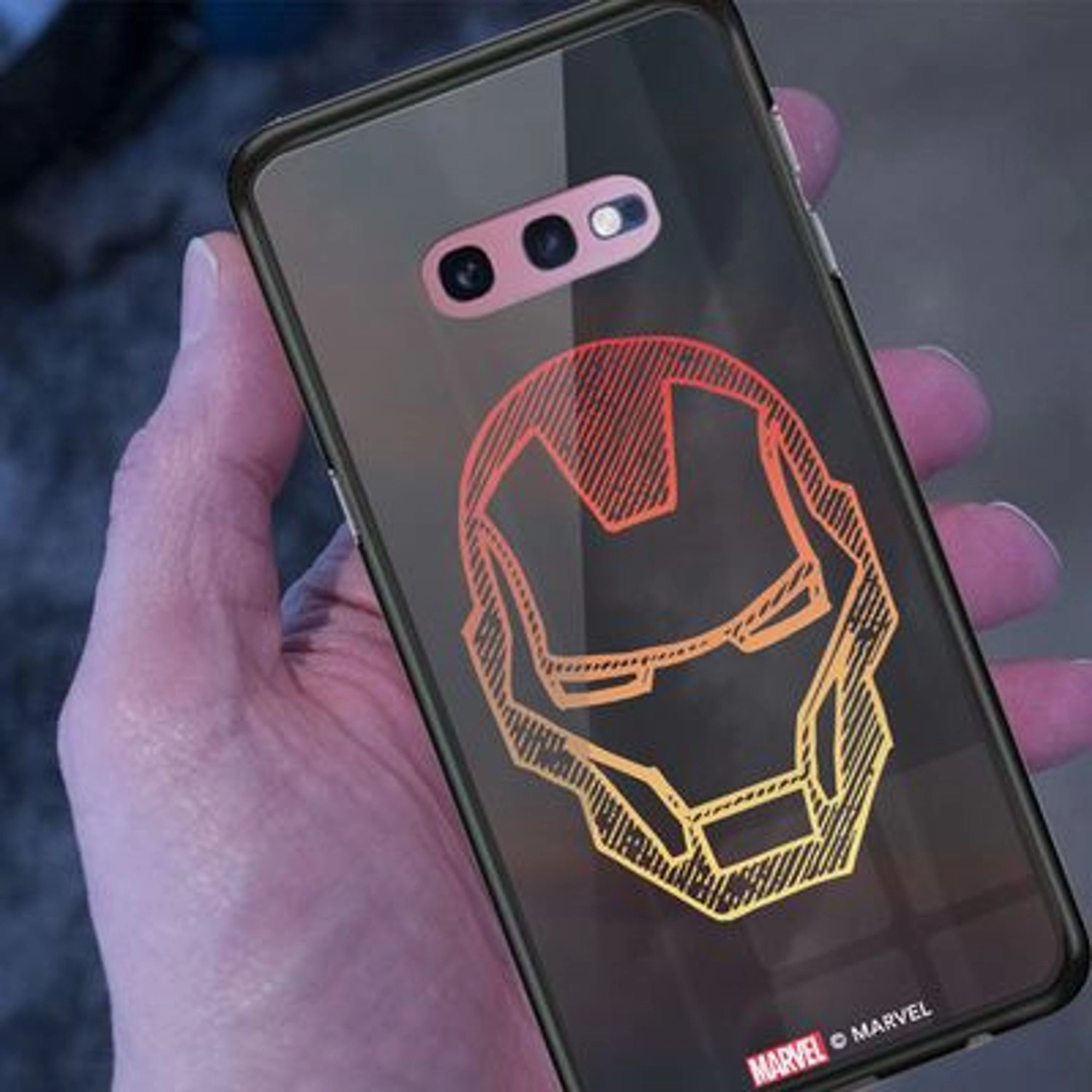 Iron Man Face Back Case for Galaxy S10e