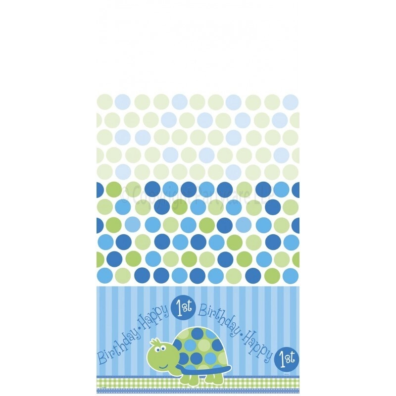 Party Zone Turtle Plastic Tablecover