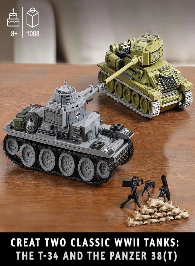 T-34 - 1008 pcs + Panzer 38(t)