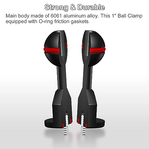 1'' Ball Adapter - 1/4"-20 Screw 2 PCS