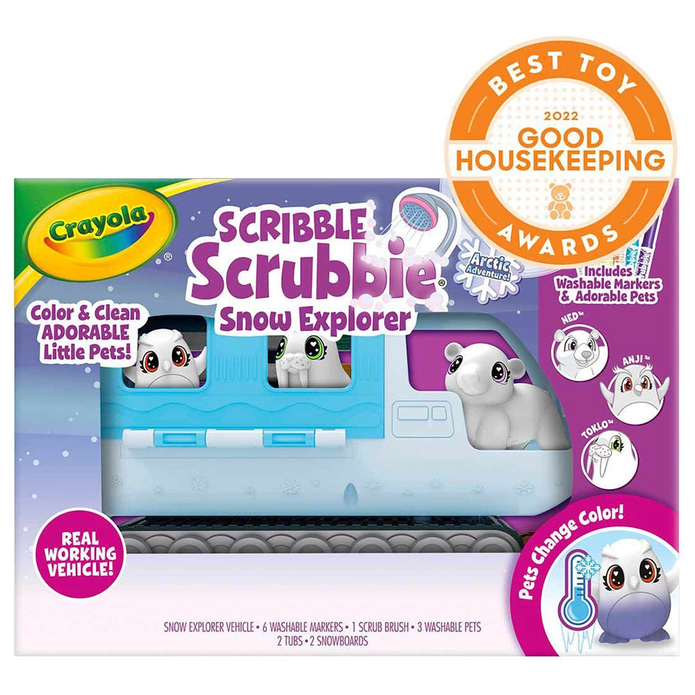 Crayola Scribble Scrubbie Snow Explorer - 6 markers