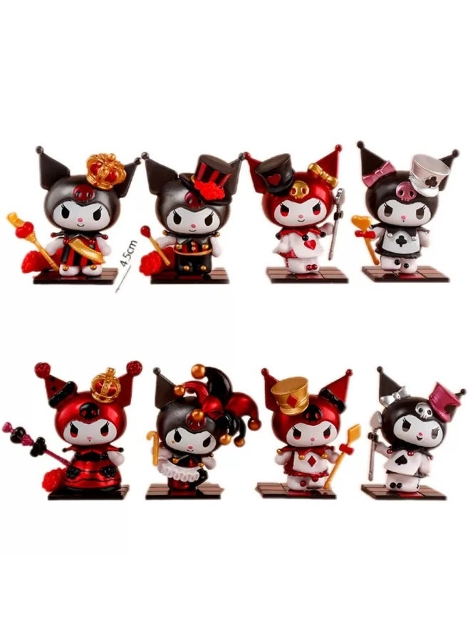 halamodo Kuromi Collectible Figure 10 cm 8 pcs