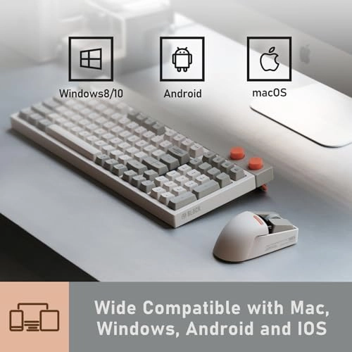 Touch PBT Mouse - Bluetooth USB Wired