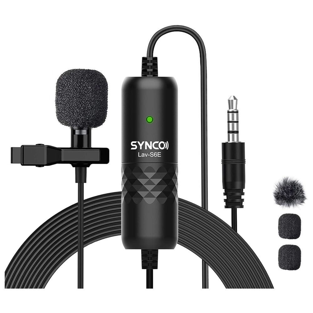 synco LAV-S6E - lavalier microphone automatic device identification