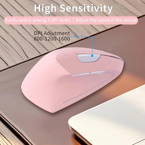 Left Handed Vertical Ergonomic Mouse - USB