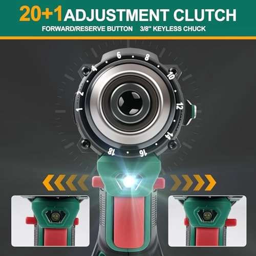 Cordless Drill Driver - 2 x 2.0Ah 16.8V