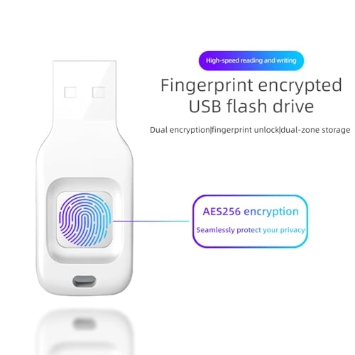 Fingerprint USB flash drive - USB 2.0 256 GB