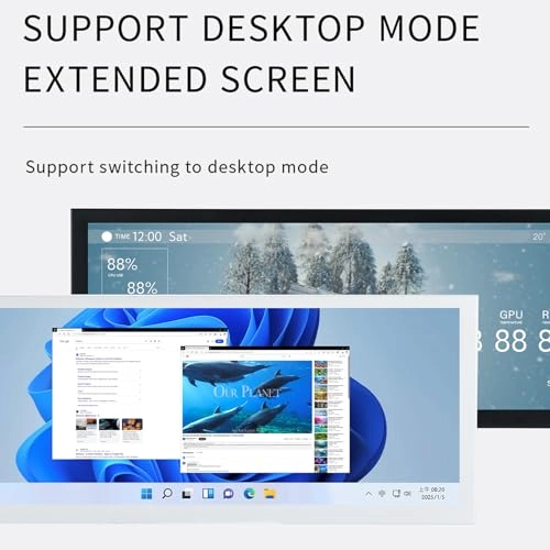 PC Secondary Screen - 12.3 INCH PC Sensor Panel Screen 12.3 Inches 1920x720