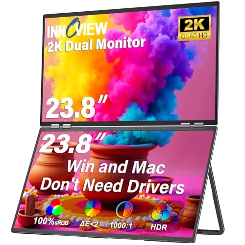 INVPM609 01B - 23.8 Inches 2560 x 1440 Pixels