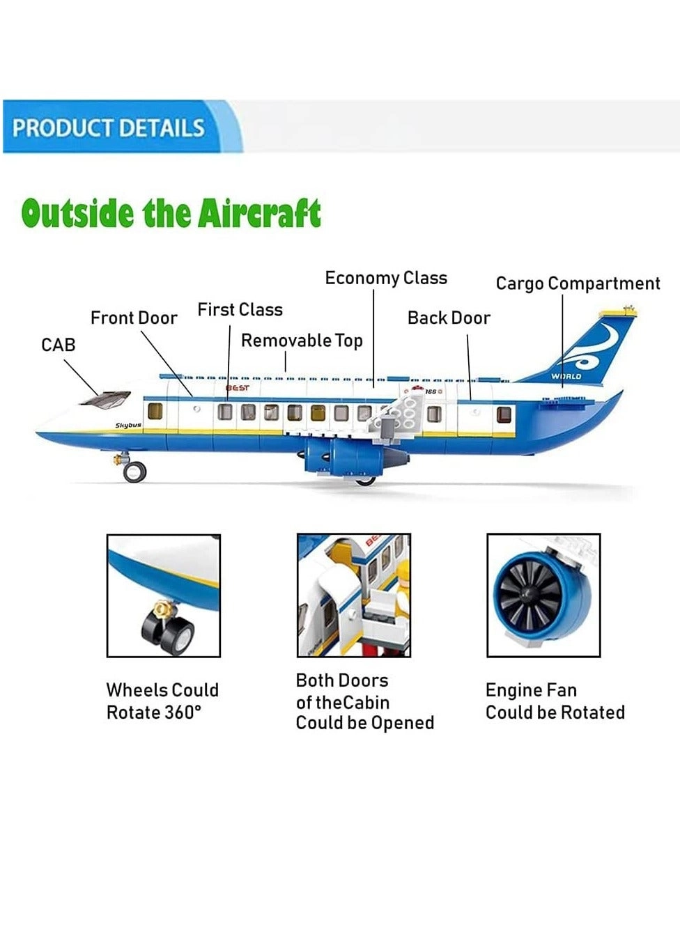 City Airplane Station - 463pcs