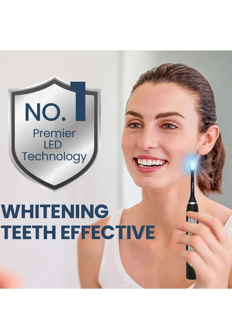 Electric Toothbrush - 42,000VPM 2 Brush Heads IPX7 Waterproof