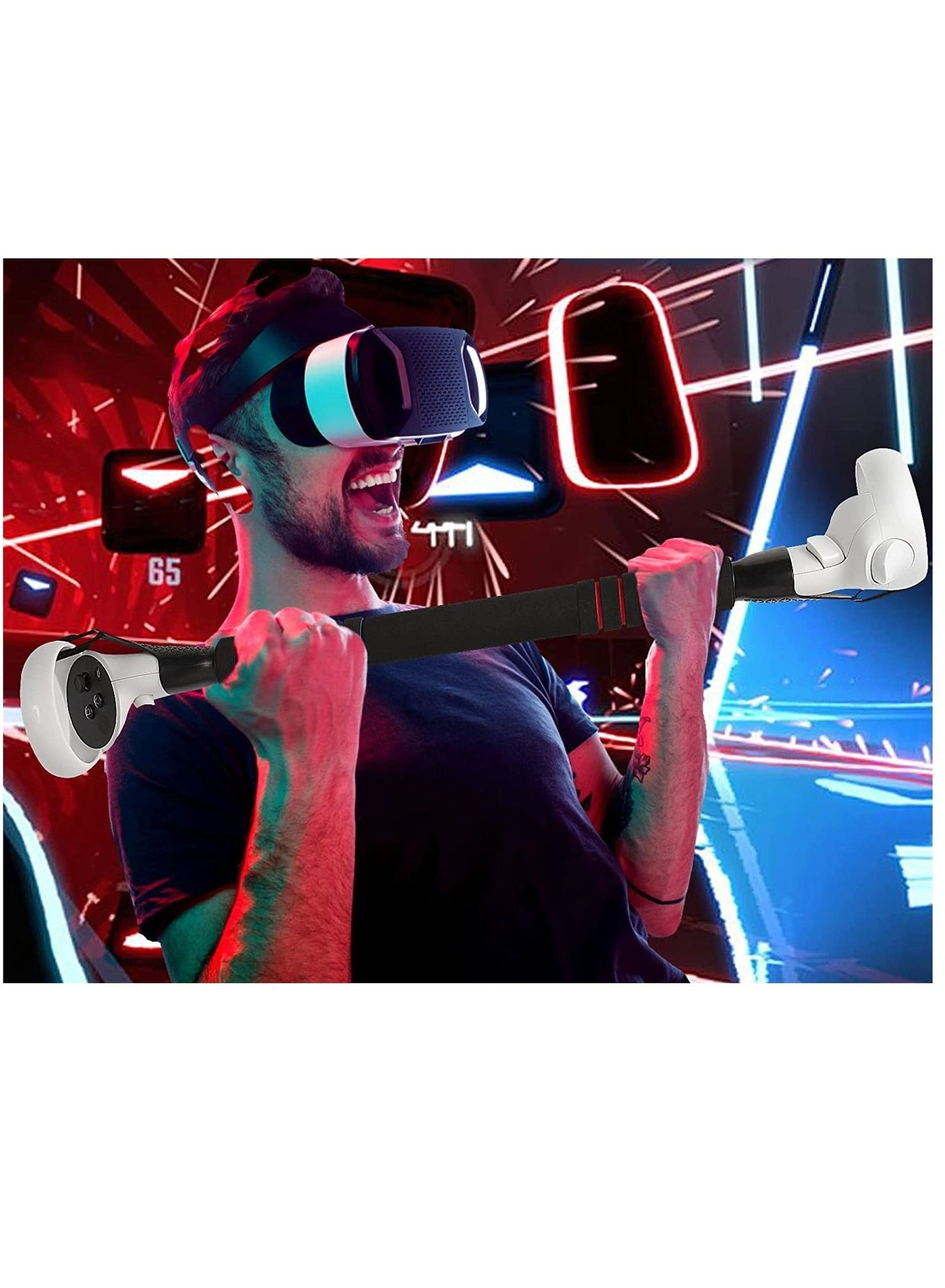 Long Stick Extension Handle - Oculus Quest 1 Quest 2 Rift S