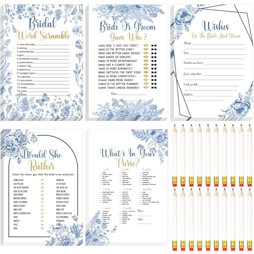 Bridal Shower Game - 145 Pieces