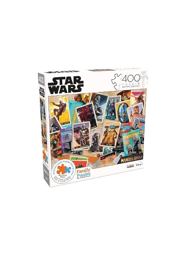 Star Wars - The Mandalorian Trading Card Expansion Pack Puzzle - 400 pcs