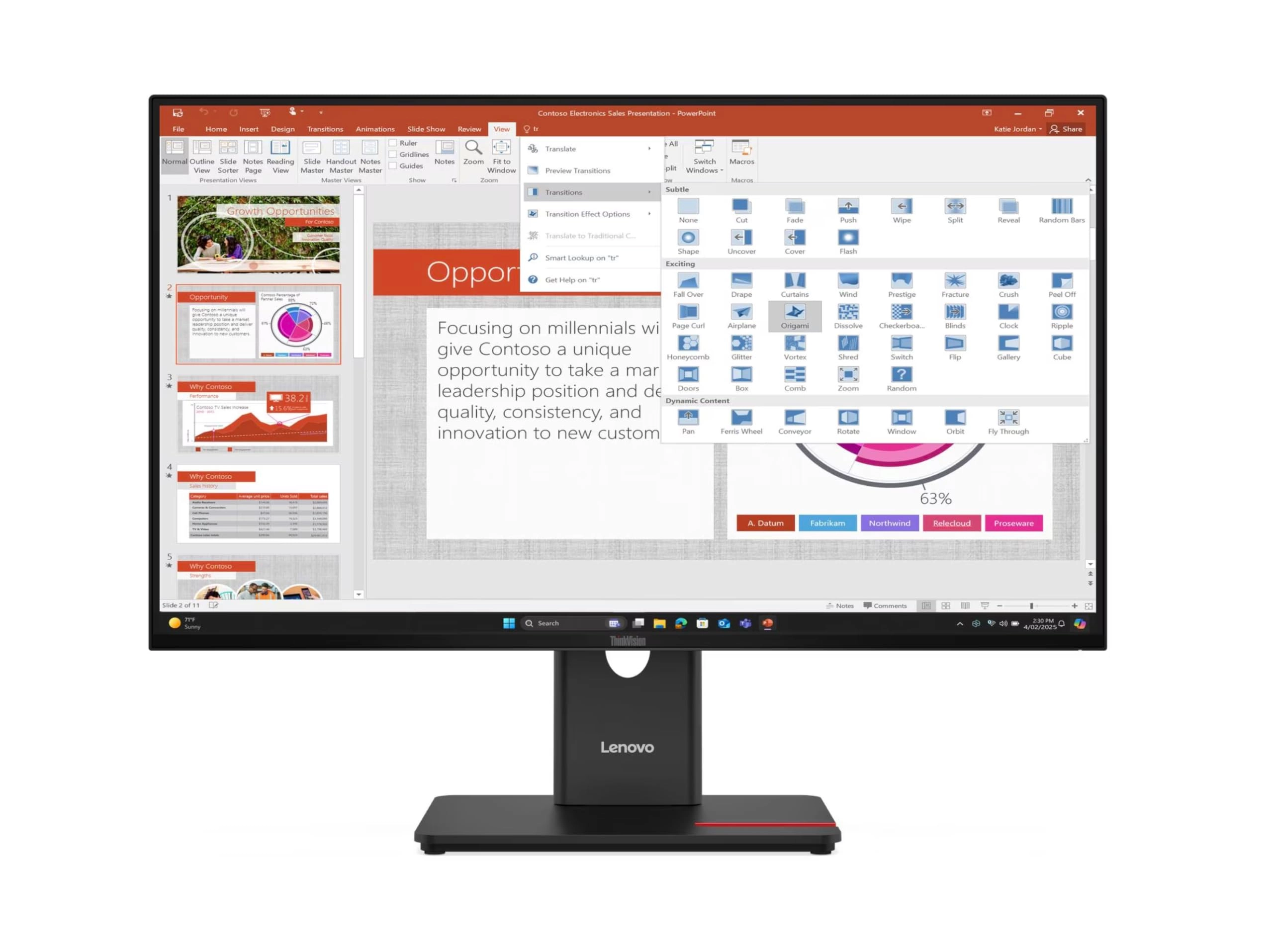 Lenovo ThinkVision T27-40 - 64A5MAT6US 27 Inches 1920 x 1080 Pixels