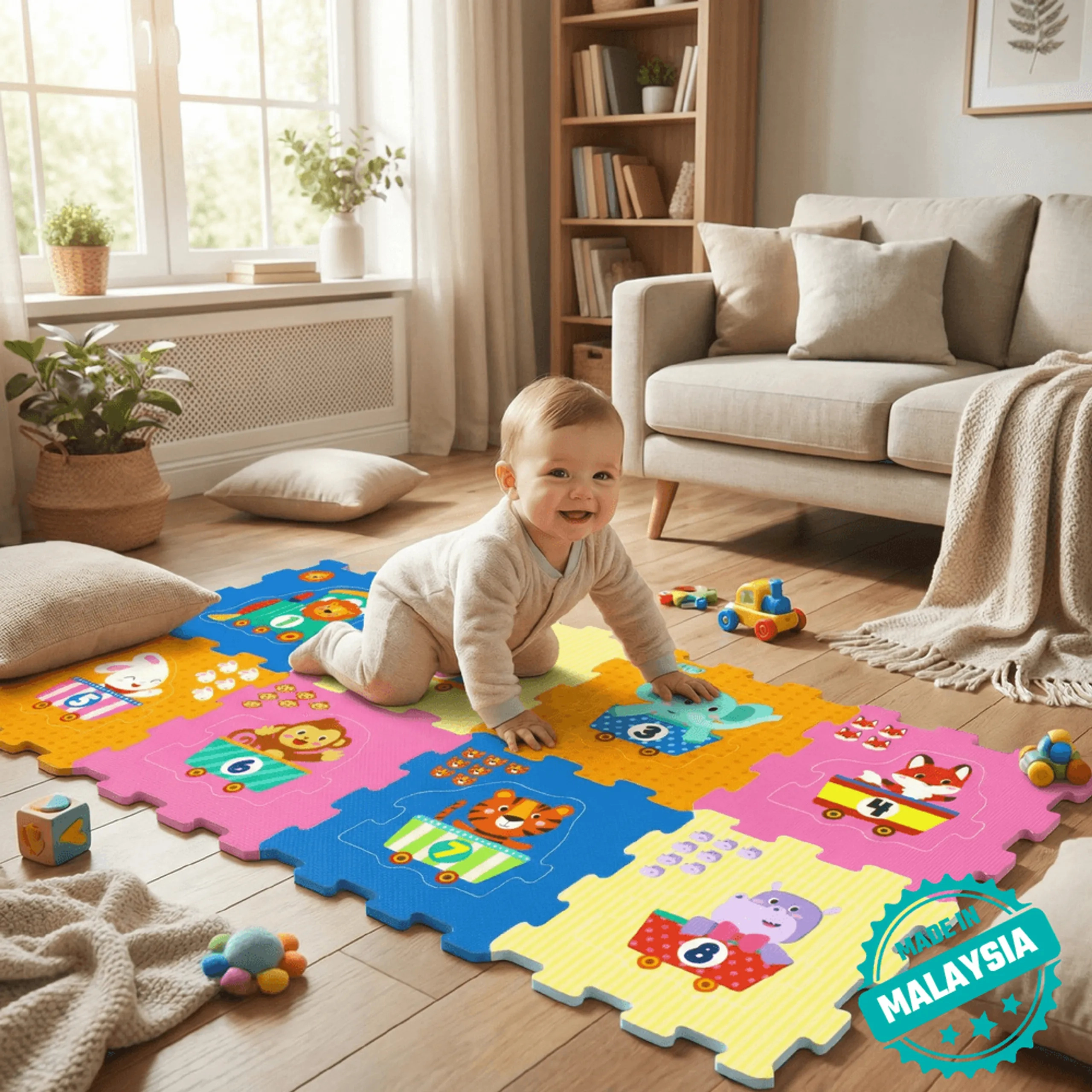 Puzzle Activity Floor Mat - 10 Months