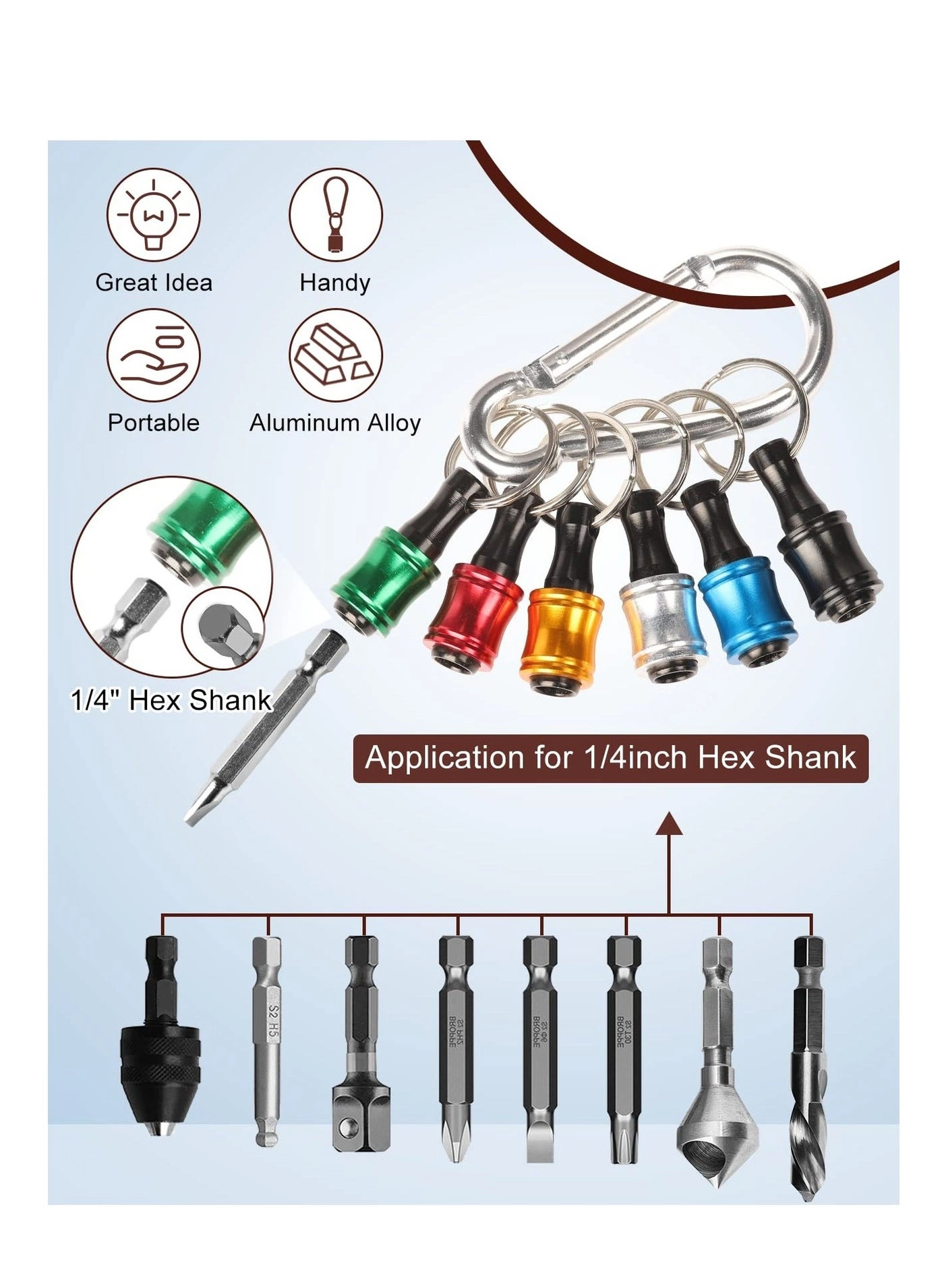 Drill Bit Holder - 1/4 Inch