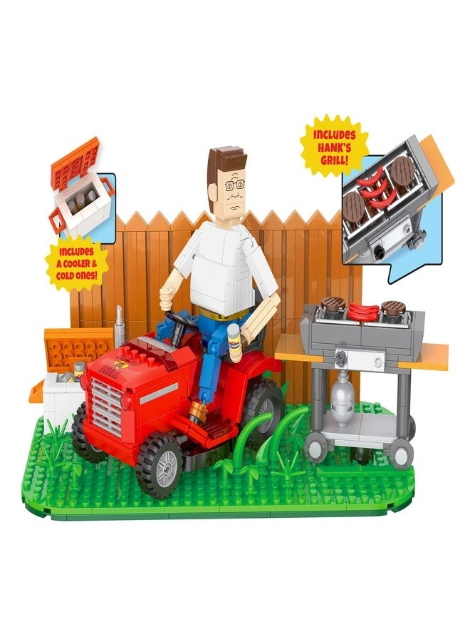 King of The Hill Hank Hill’s Backyard Building Kit - Hank Hill 586 pcs Set