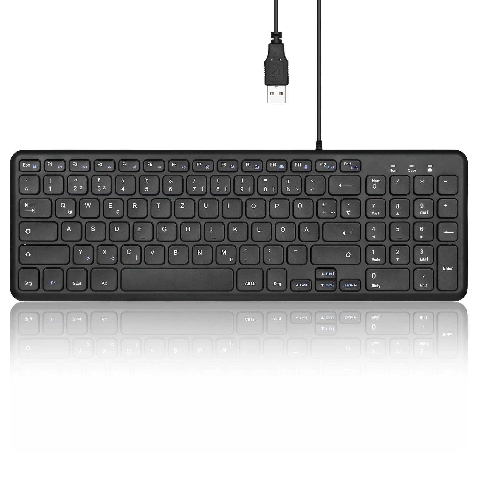 PERIBOARD-213 - QWERTZ Wired