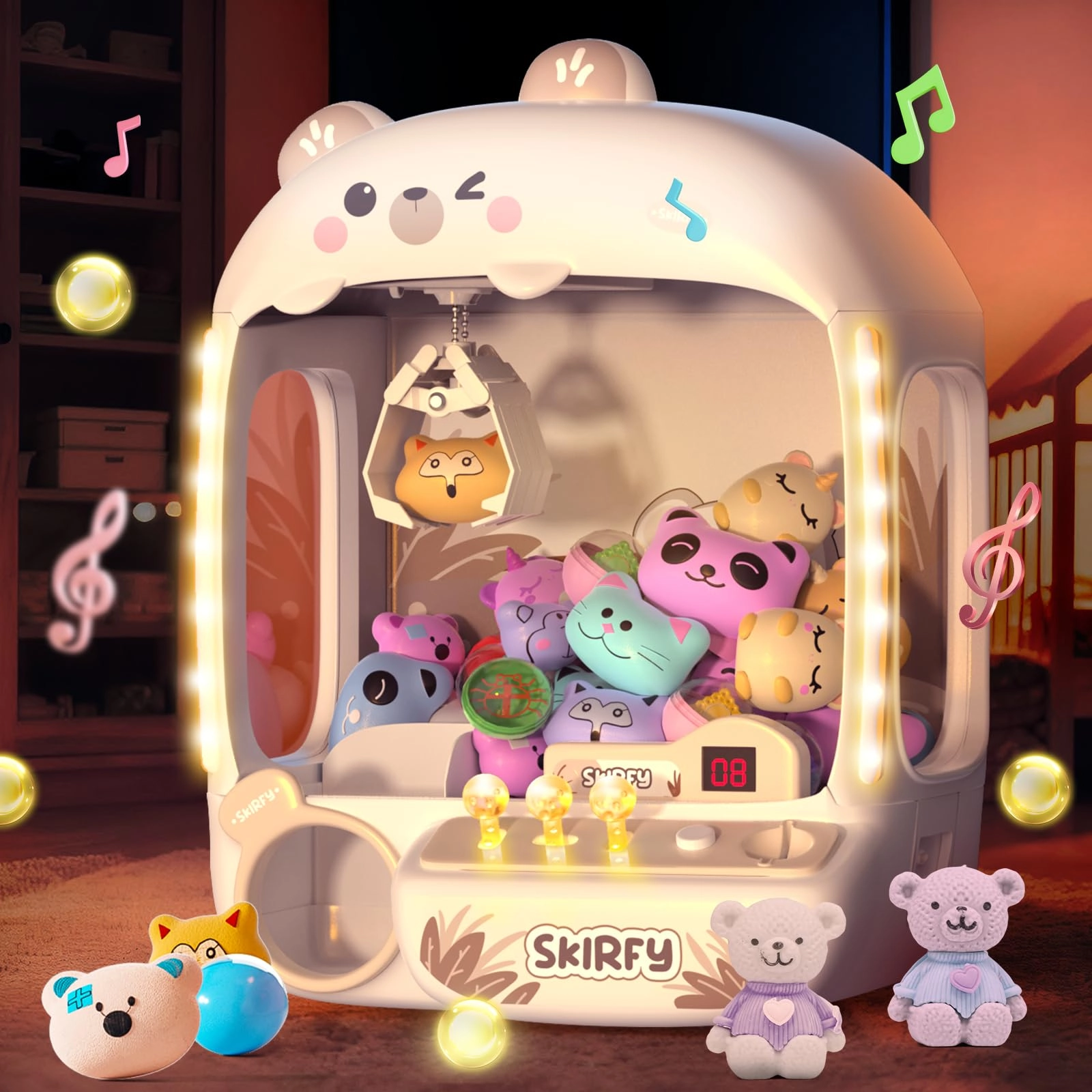 Skirfy Claw Machine Bear - 8-13 years