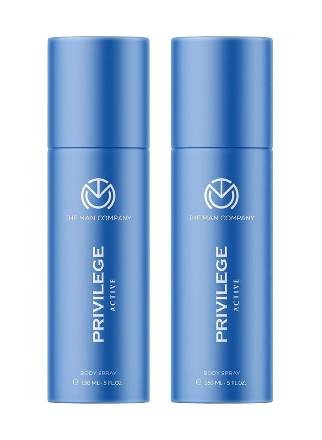 Privilege Active Deodorant For Men Pack