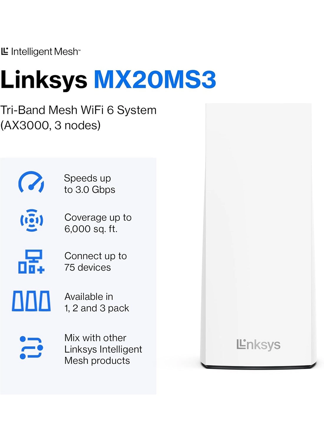 Atlas 6 - WiFi 6 Pack of 3