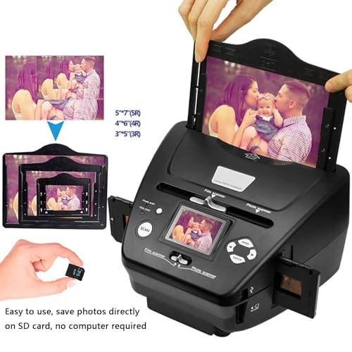 Film & Slide Scanner - 16MP 35mm 110 126 JPEG