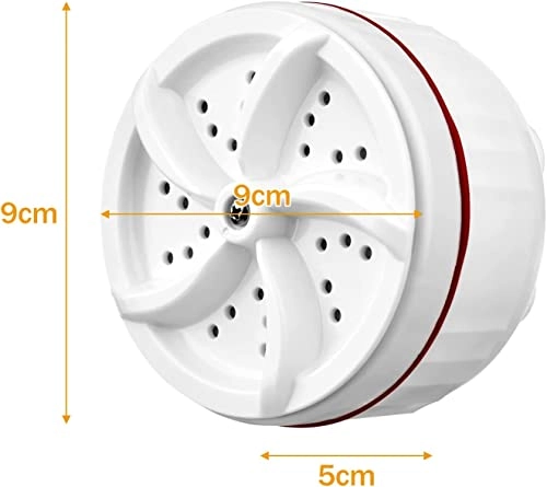 Ultrasonic Turbo Washing Machine - USB power portable mini suction cups