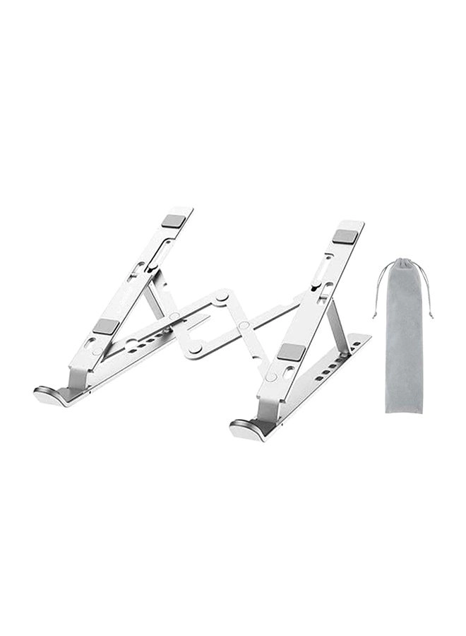 Smilee SME02 - Foldable Aluminum Laptop Stand Silver