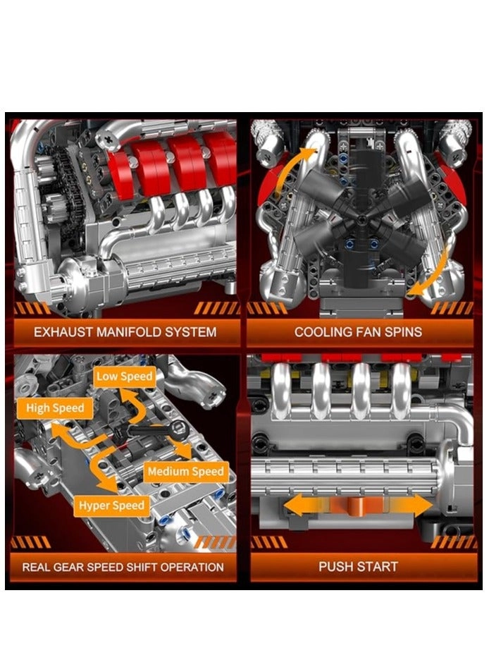 Supercar V8 Engine Transmission Kit (10203)