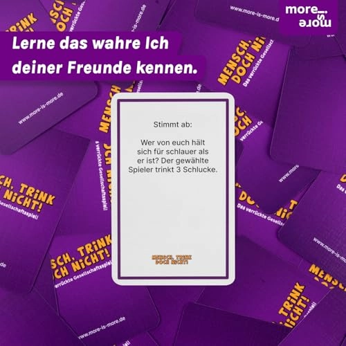 Mensch, Trink doch Nicht - German Adult