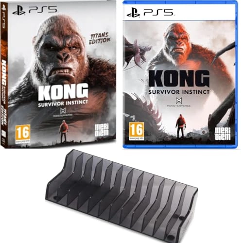 Kong: Survivor Instinct + Gaming CD Storage - Titans Edition PlayStation 5