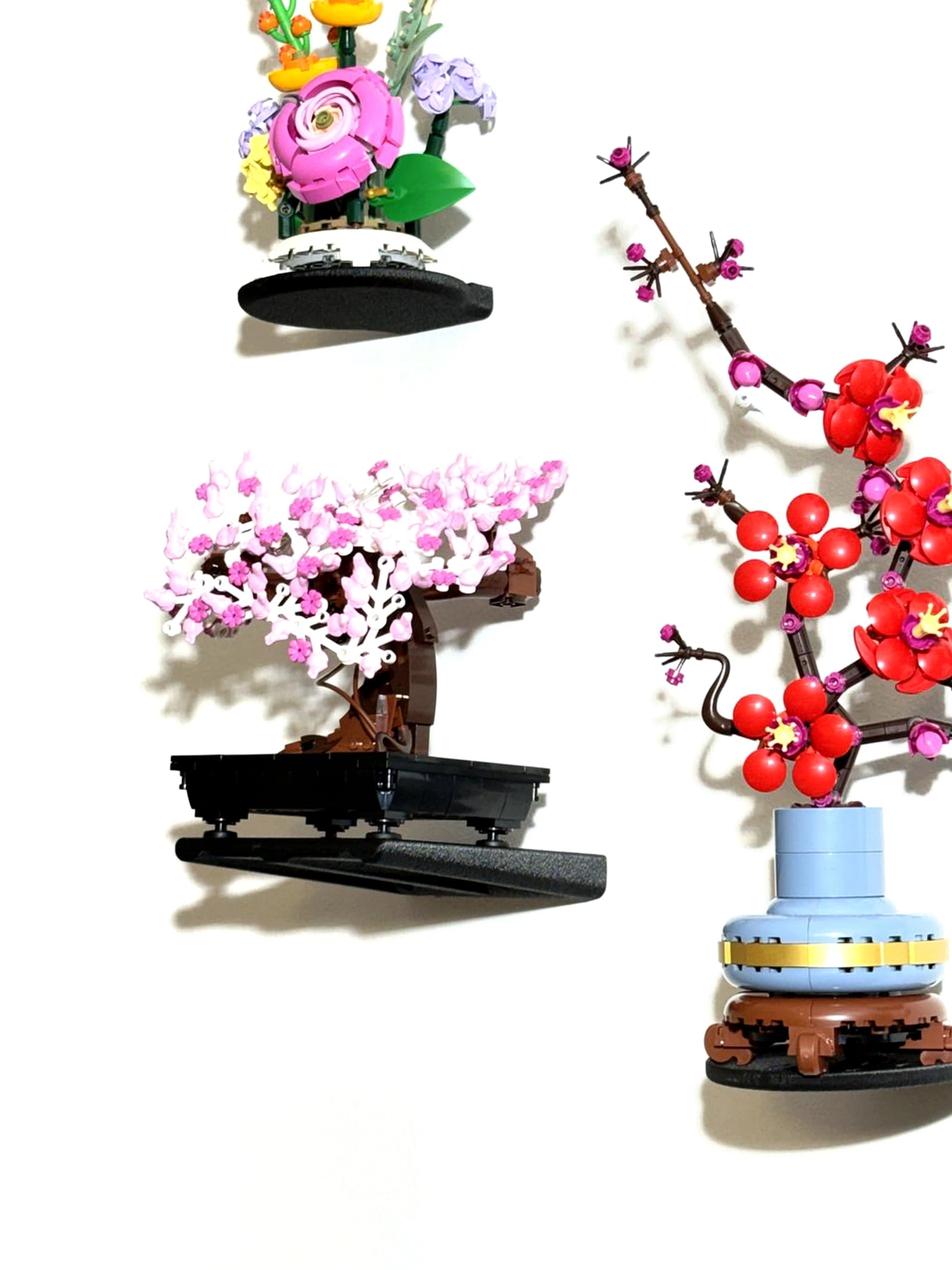 Wall Mount Compatible for Lego - Made in France Plastic