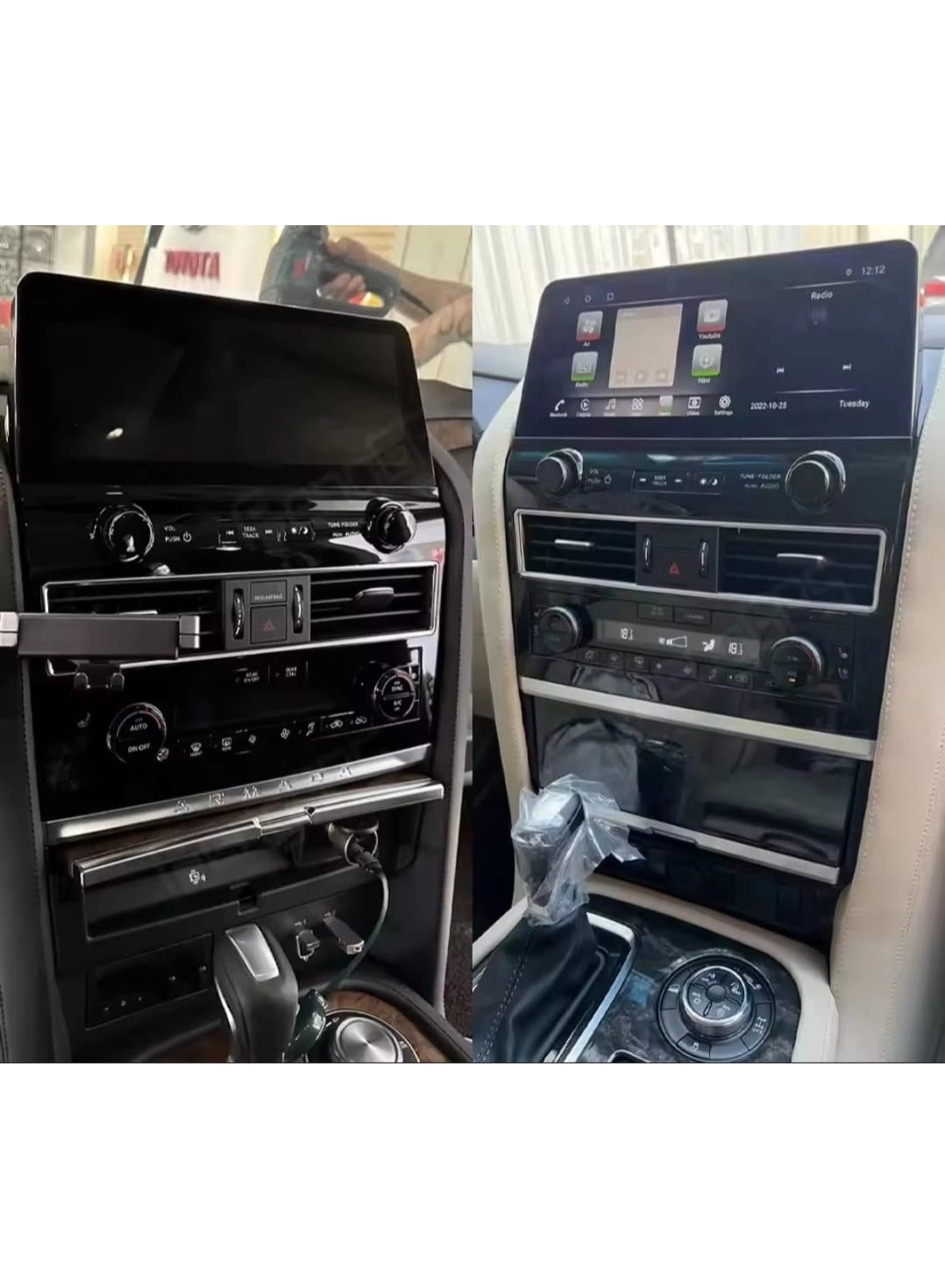 Android Car Screen for Nissan Patrol Y62 - 12.3 Inch