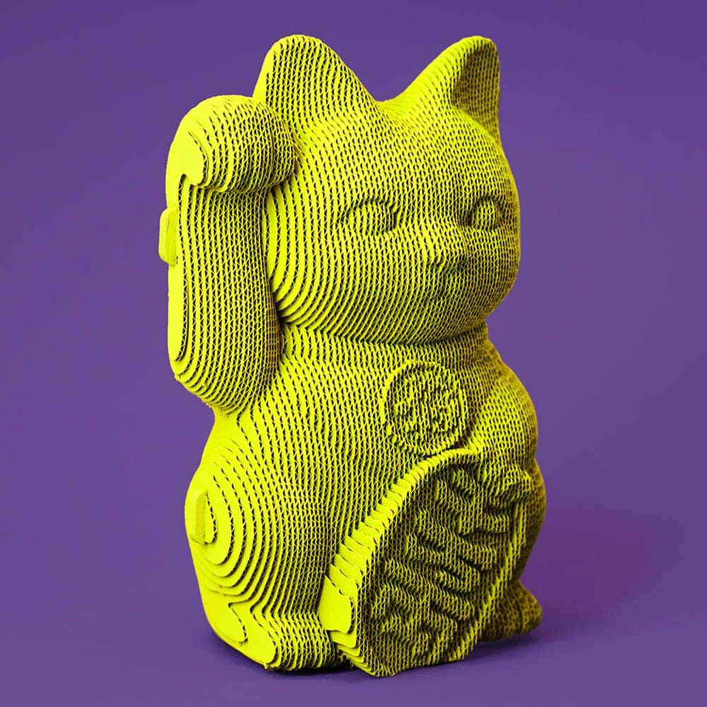 Lucky Cat 3D Puzzle (7529-CARTLUCK) - 93 pcs