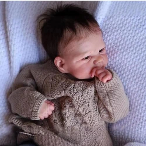 Reborn Baby Doll - 17 Inch Silicone Vinyl Boy Ages 3+