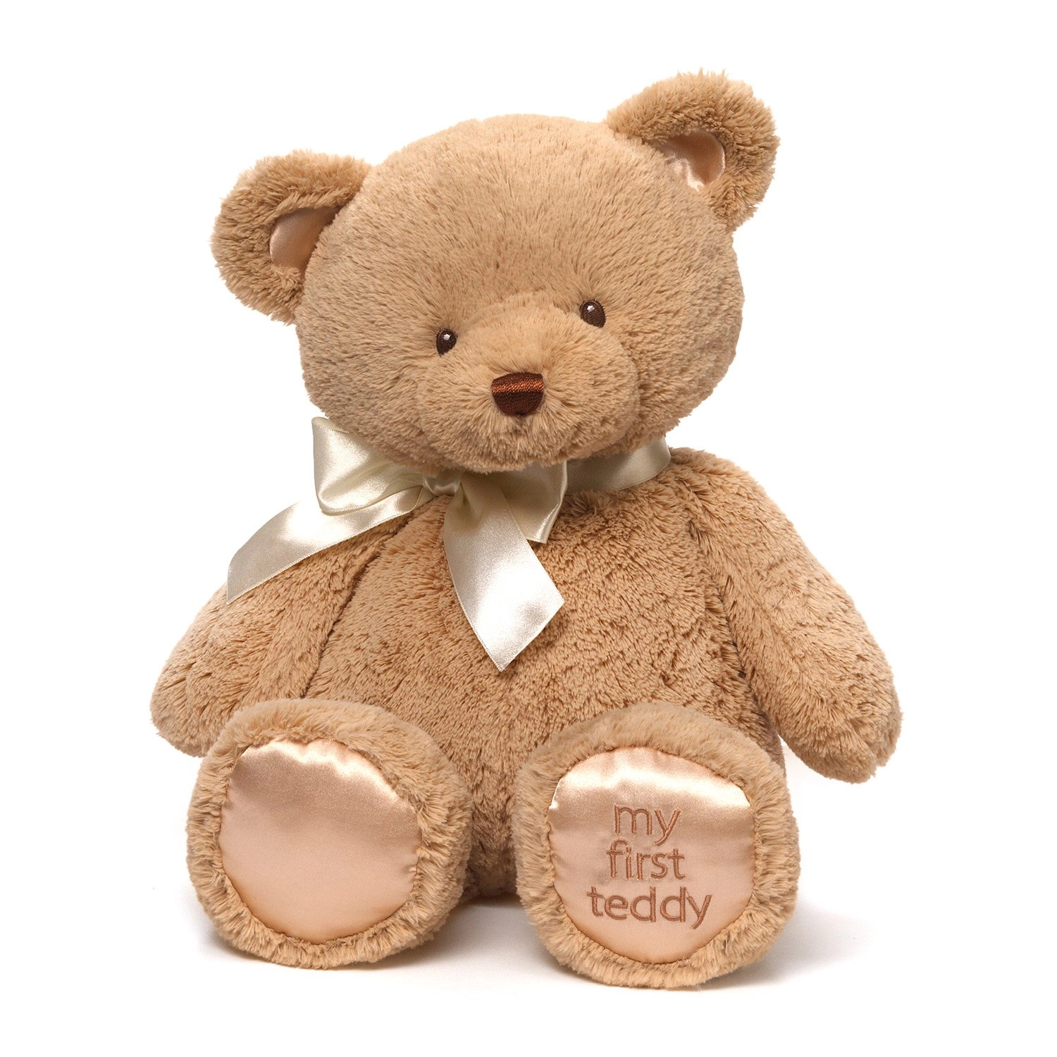 Gund Baby My First Teddy - 18 inches Tan Ultra Soft