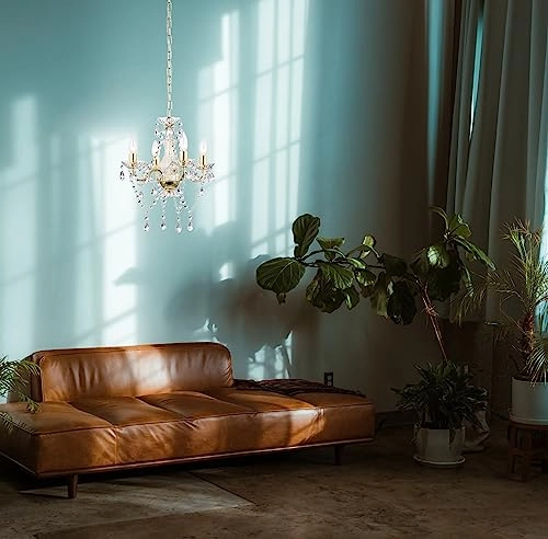 Mini Crystal Chandelier - 17 inches