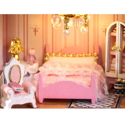 DIY Miniature Dollhouse Kit - Happy Manor 1:100