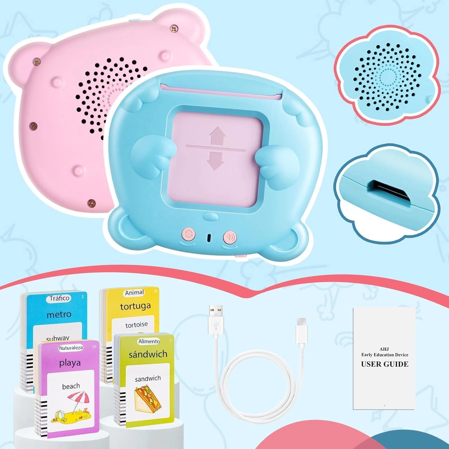 Talking Flash Card - 3+ 1 pieces