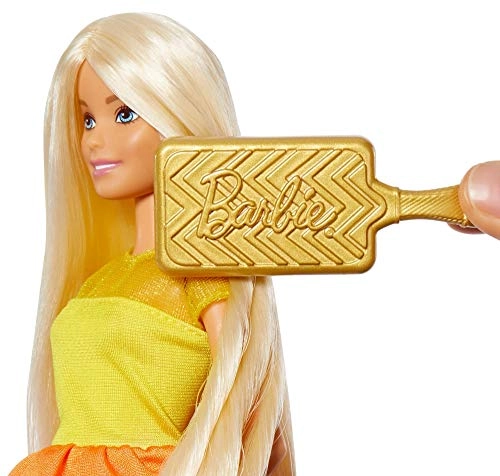 Barbie Ultimate Curls - Blonde Hairstyling Playset No-Heat Curling Tools