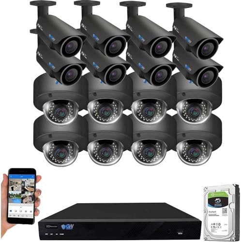 SECU5-33NMIC + SECU5-91NMIC + SECU16NP - 16 channels