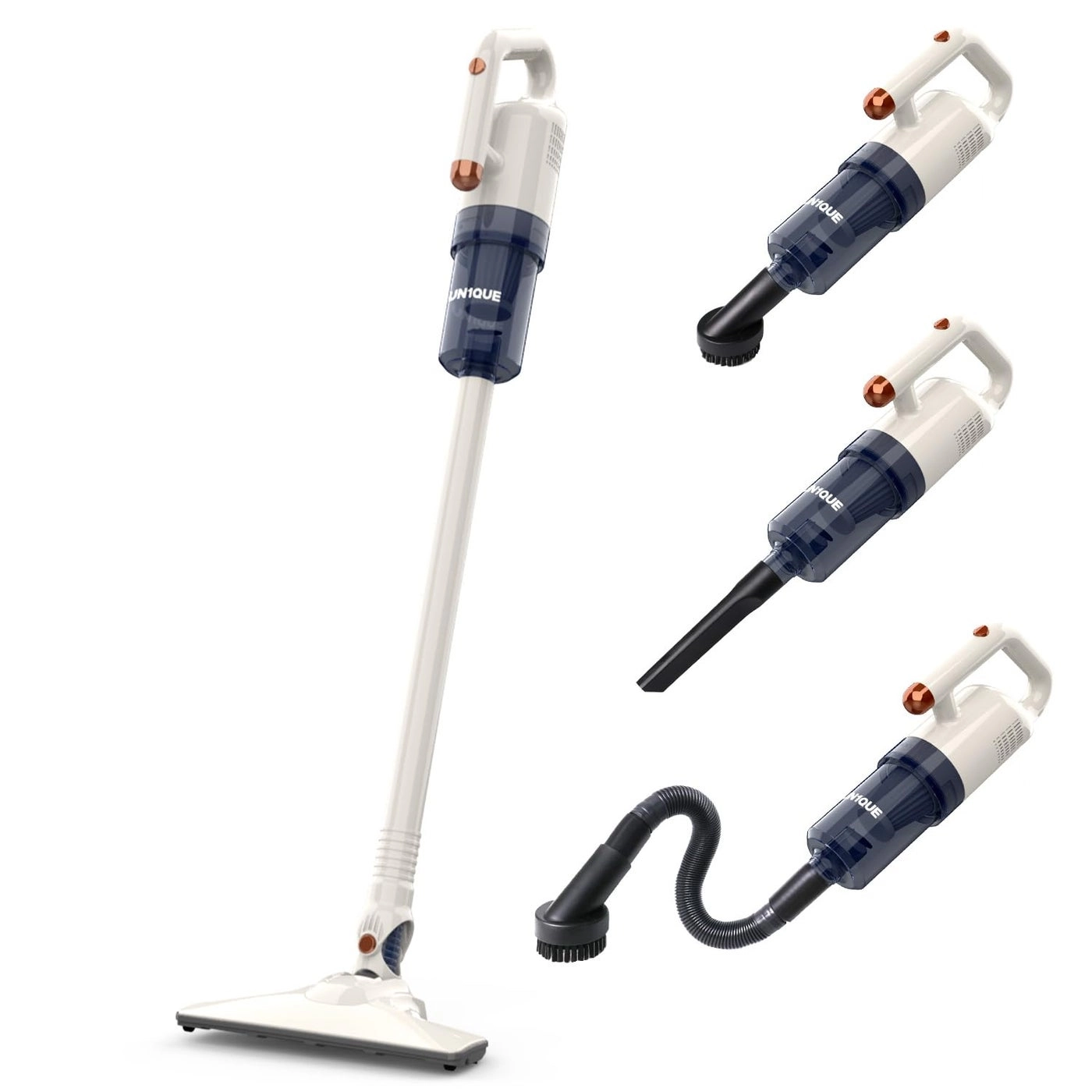 UN1QUE 2 in 1 Handheld Stick Vacuum Cleaner - 500W 15000PA