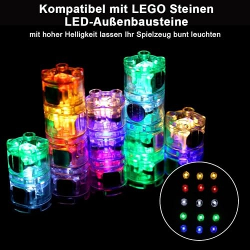 Luminous Building Blocks - 15 pcs