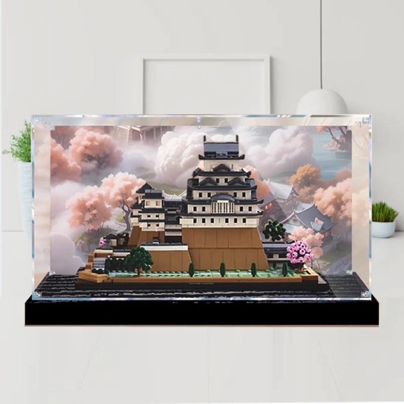 Display Case for LegoArchitecture 21060 - 40x30x30cm High Bottom